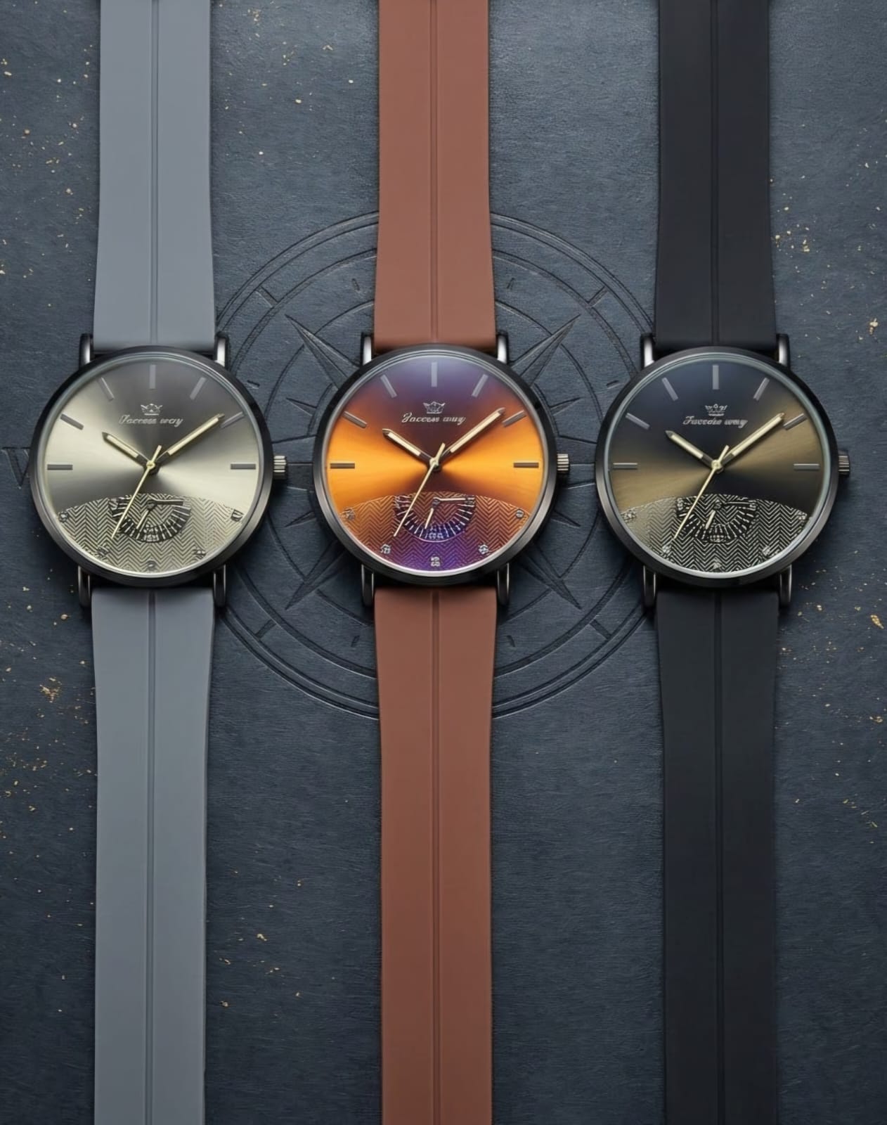 Men's Slim Minimalist Analog Watch