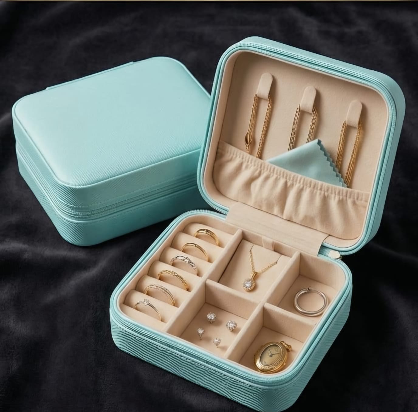 Premium Small Travel Jewellery Box for Women