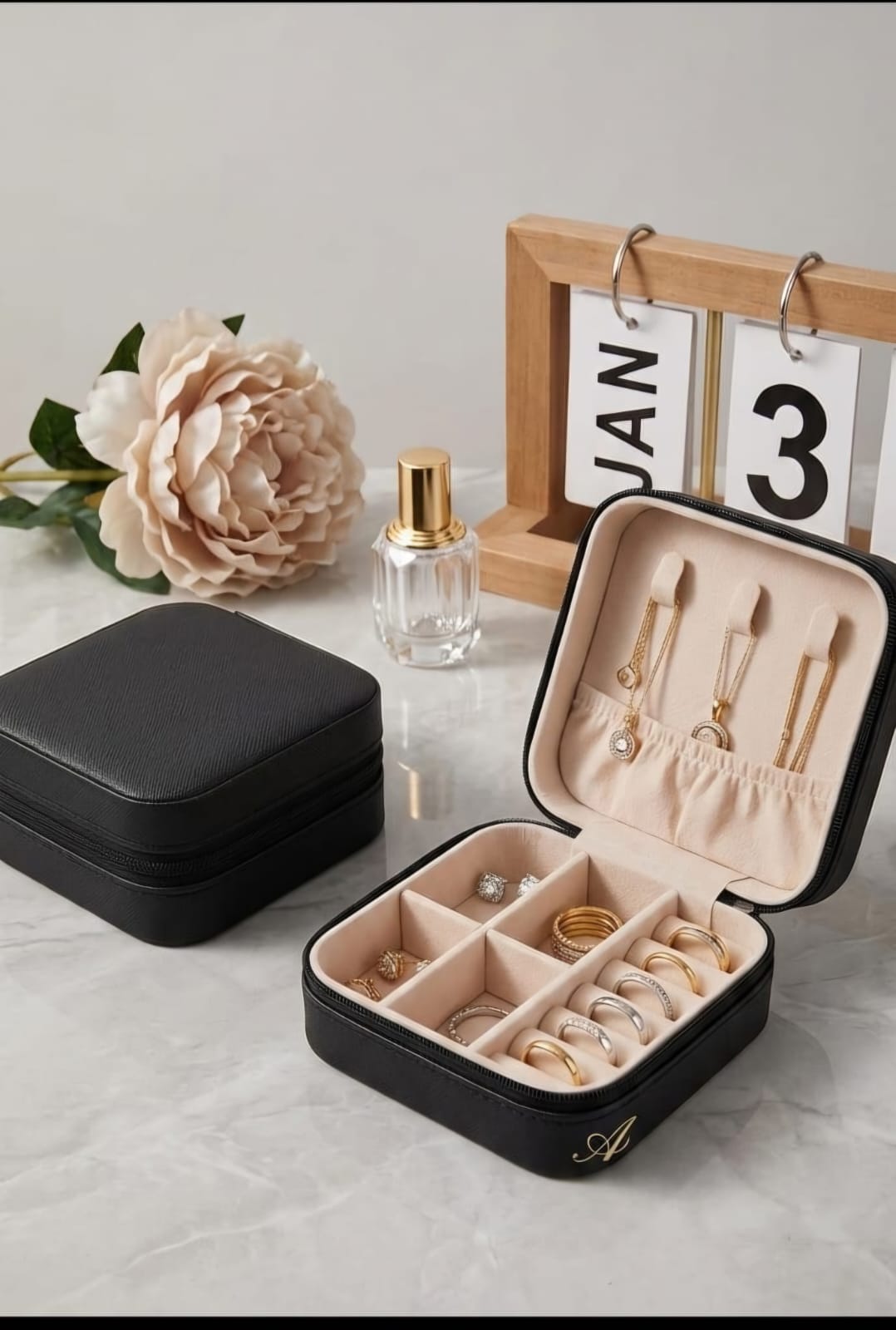 Premium Small Travel Jewellery Box for Women