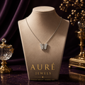 Personalized Custom Name Butterfly Necklace for Women