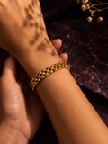 Luxury 18k gold plated Stainless Steel Link Bracelet