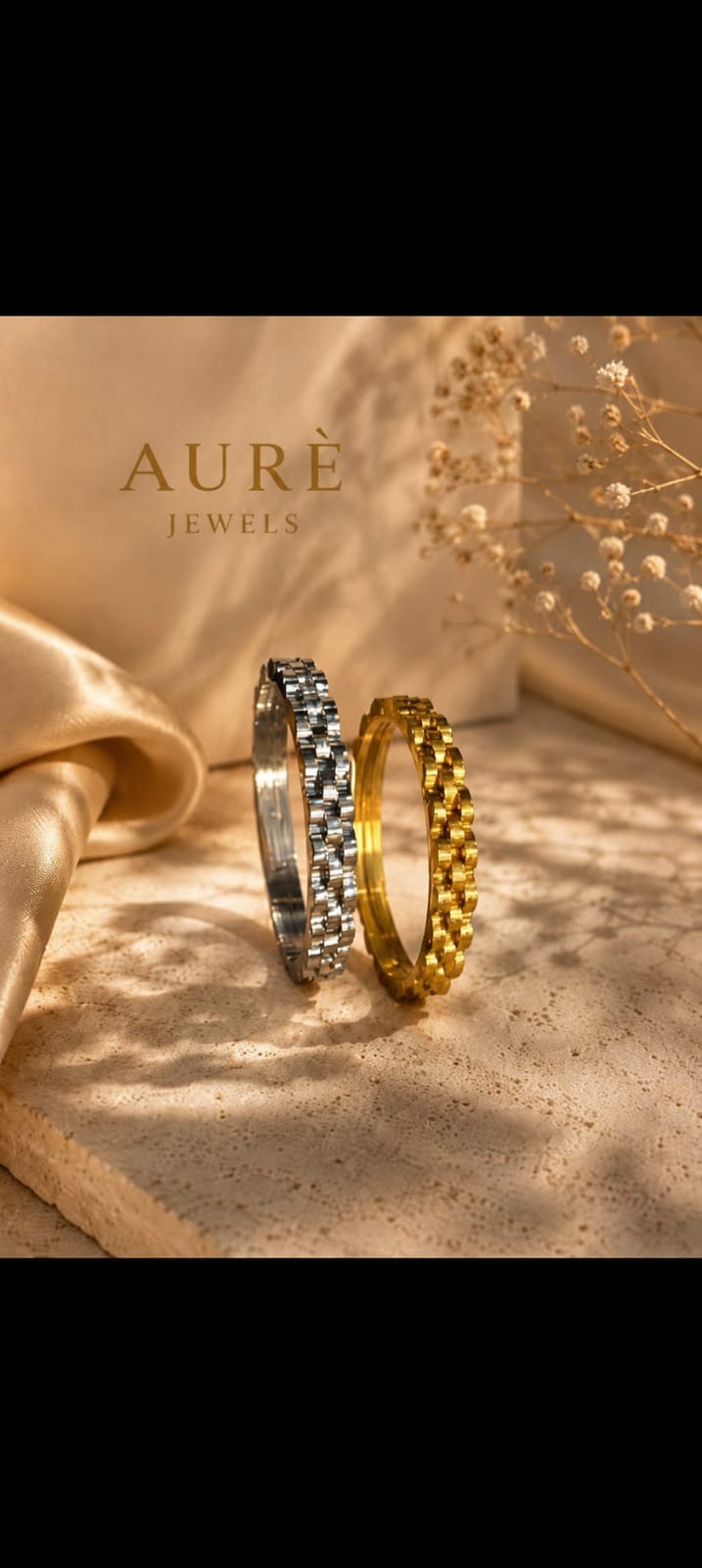 Luxury 18k gold plated Stainless Steel Link Bracelet