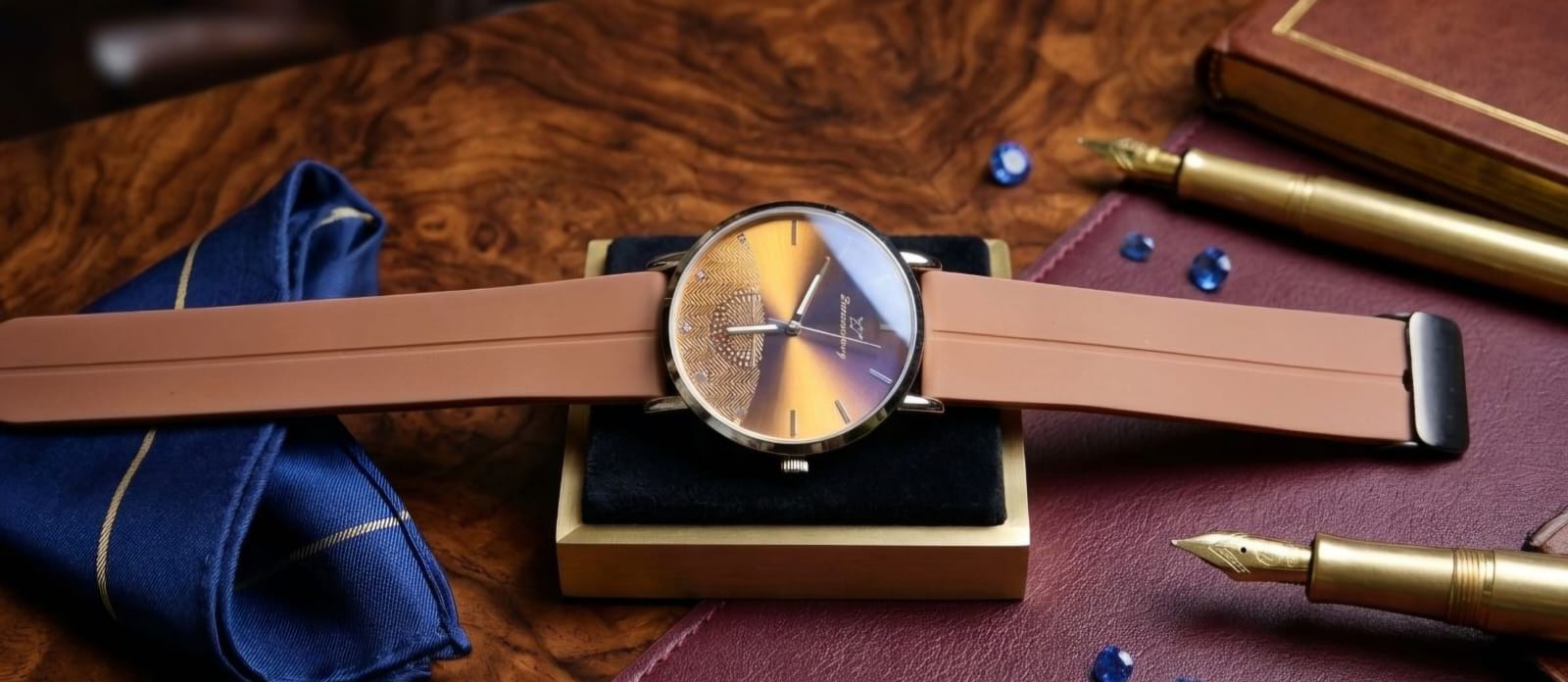 Men's Slim Minimalist Analog Watch