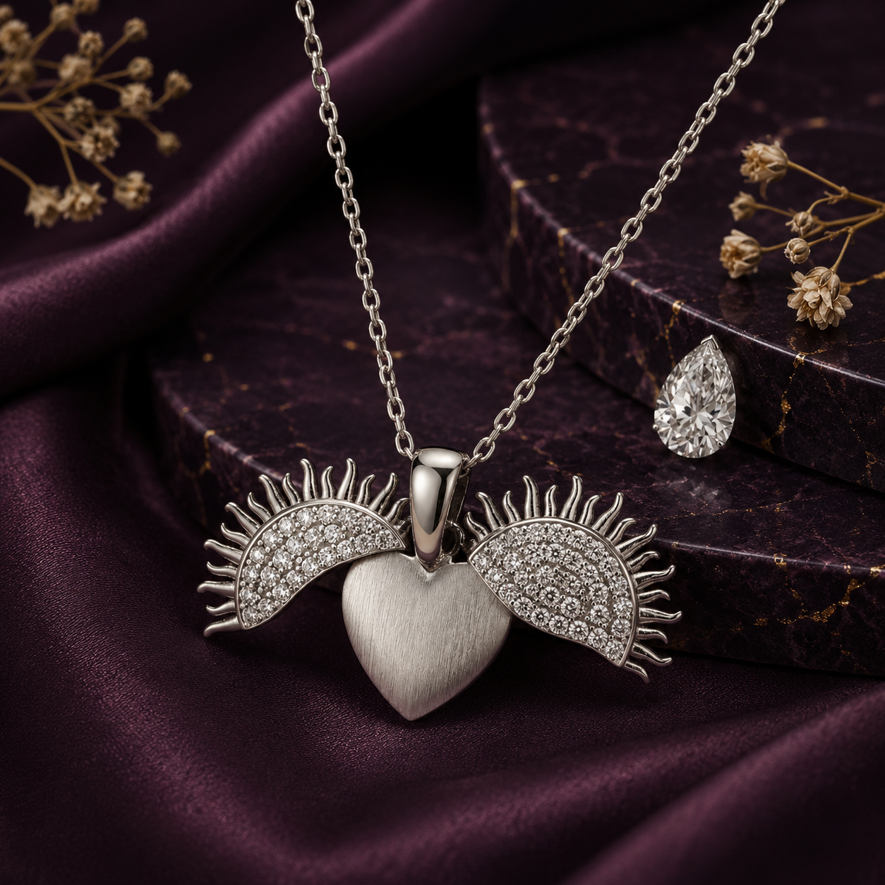 Personalized Custom Name Sun Locket Necklace